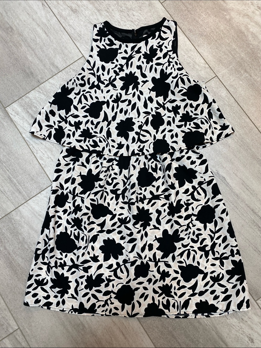 LOFT Floral Tank Dress